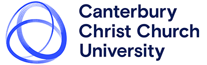 Logo and link to the website for Canterbury Christ Church University