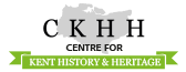 Logo and link to the homepage for The Centre for Kent History and Heritage